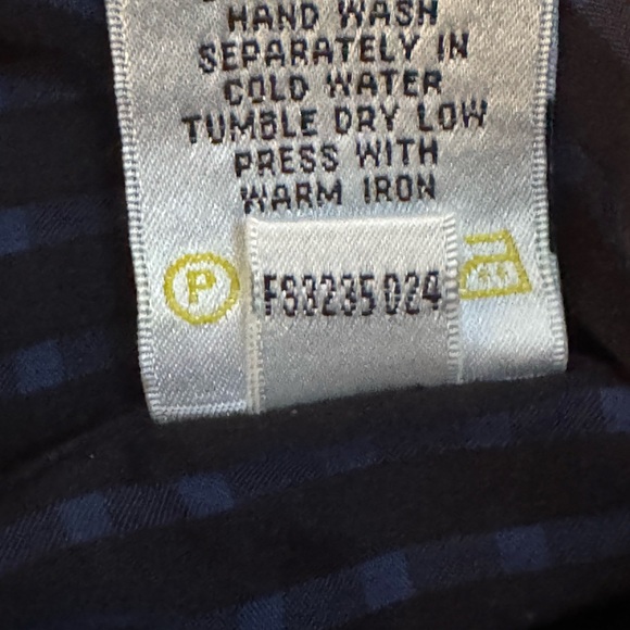 Bugatchi Navy Checkered Men's Shirt - Picture 5 of 6